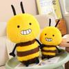 Cute Simulation Yellow Bee Doll Plush Toy Little Bee Doll Children's Soothing Rag Doll Birthday Gift