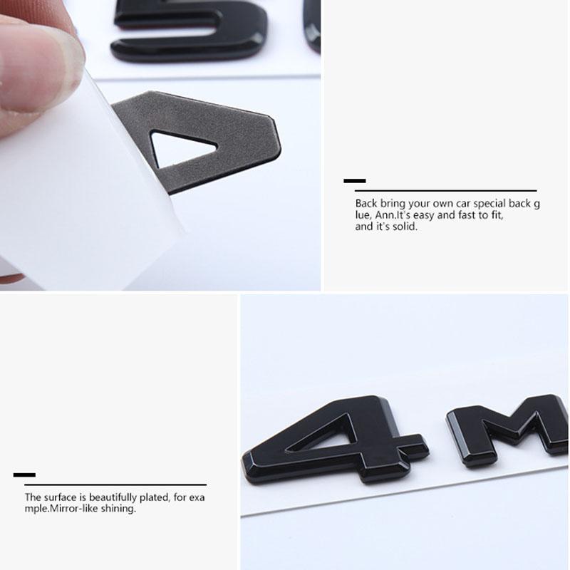 3D ABS Chrome Logo E200 E300 E320 E220 Emblem Letters Sticker Car Trunk Badge For E Class 220 200 300 W212 W213 Accessories