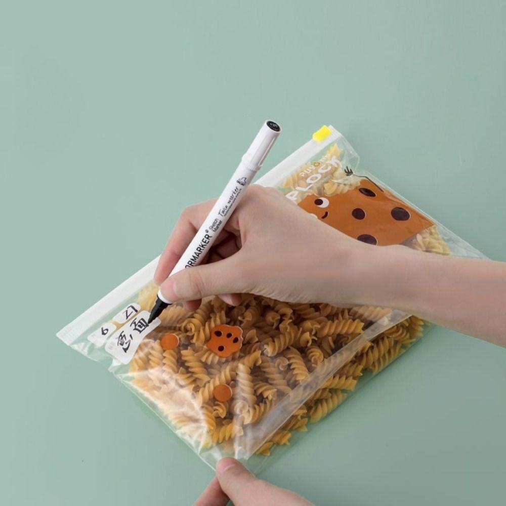 

15/20pcs Reusable Food Storage Bag Leakproof Fresh-keeping Bag Zipper Lock Bags Refrigerator L