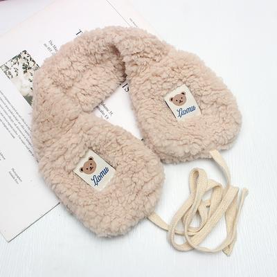 Niedliche Bären Plüsch Ohrenschützer Koreanische Mode Schnürung Ohrenabdeckung Winter Warm Ohrenwärmer Erwachsene Kinder Verstellbare Plüsch Ohrenschützer Ohrenbeutel
