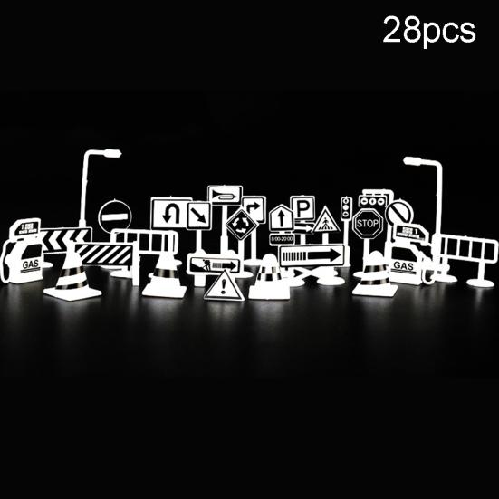 83x59cm Kids Car City Road Play Mat Carpet Traffic Signs Blocks Education Toy