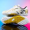 New Men Kids Non-Slip Football Boots Ultralight Soccer Shoes Cleats Match Grass Boys Professional Training Shoes Drop Shipping