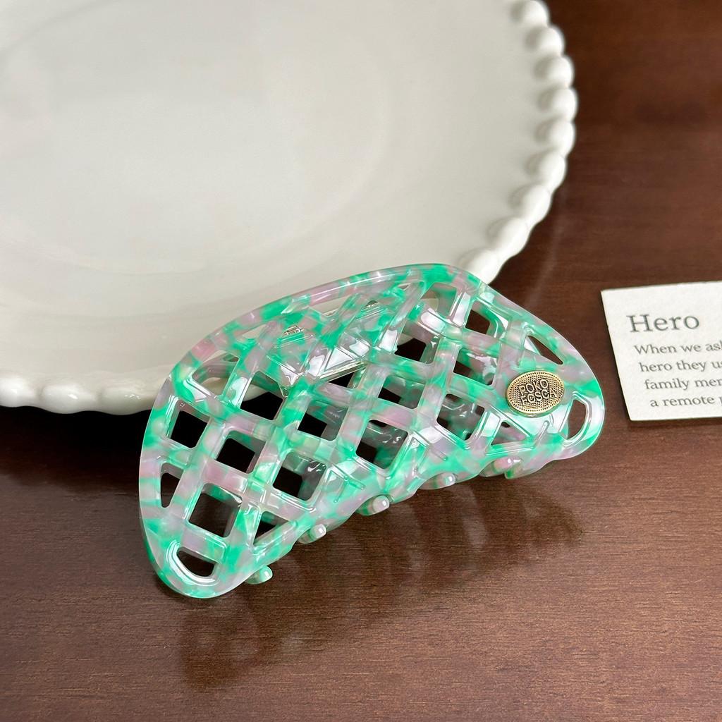 Handmade Acetate Chic Hair Claw Clips For Effortless Updos In Fashionable Colors