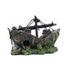Fish Tank Shipwreck Pirate Ship Ornament Simulation Underwater World Fish Tank Landscape Ornament Resin Decoration