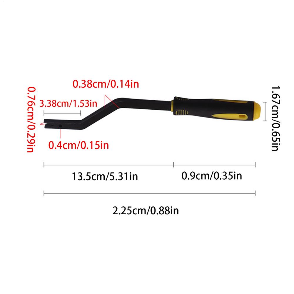 Door Clip Panel Removal Tool Steel Alloy Car Door Panel Dashboard Clip Car Dashboard Removal Repair Tool for Home Car Repair