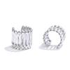 Yhpup Arrivals Layered Geometric Adjustable Ear Bone Earrings for Women 316L Stainless Steel Trendy Ear Clip Jewellery