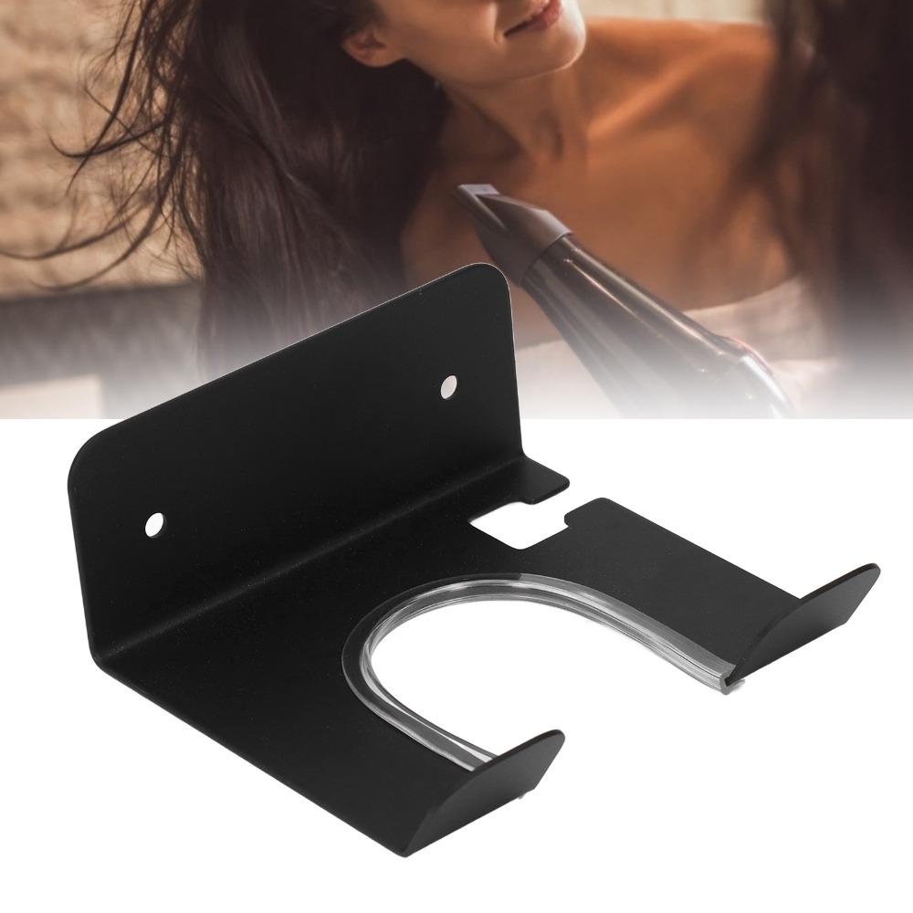 Wall Mount Hair Dryer Holder Carbon Steel Blow Dryer Rack Hair Dryer Rack Washroom
