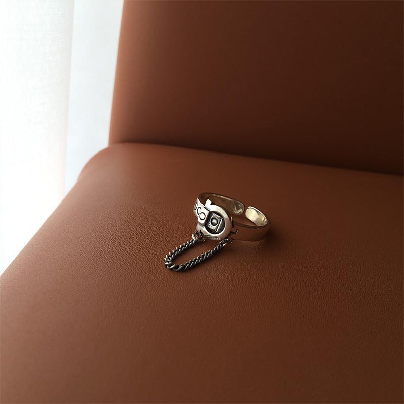 

Silver Classy 925 Double Layer Ring For Women Beautiful Korean Style Fashion Statement