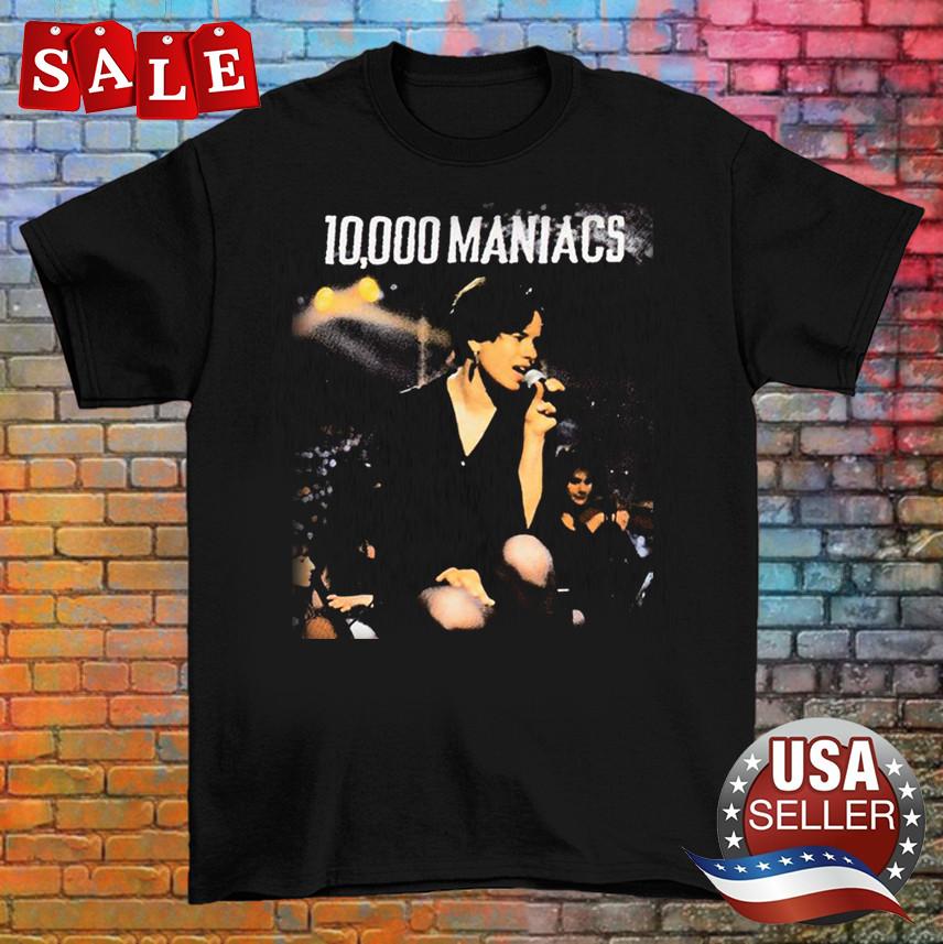 

10000 Maniacs band album Short Sleeve Adult Unisex T-Shirt All Size MK066 Unisex T-Shirt XXXXL