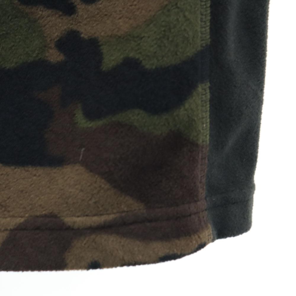 STARTER 90s Old Camouflage Pattern Long Sleeve Half Zip Fleece Jacket Men's Used