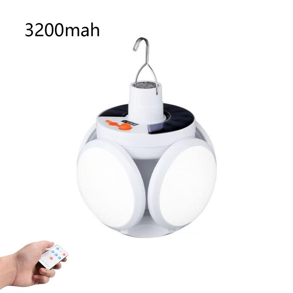 Folding Solar Camping Lantern Rechargeable Hanging LED Lamp Night Lighting Multifunctional Outdoor Emergency Lights Camping