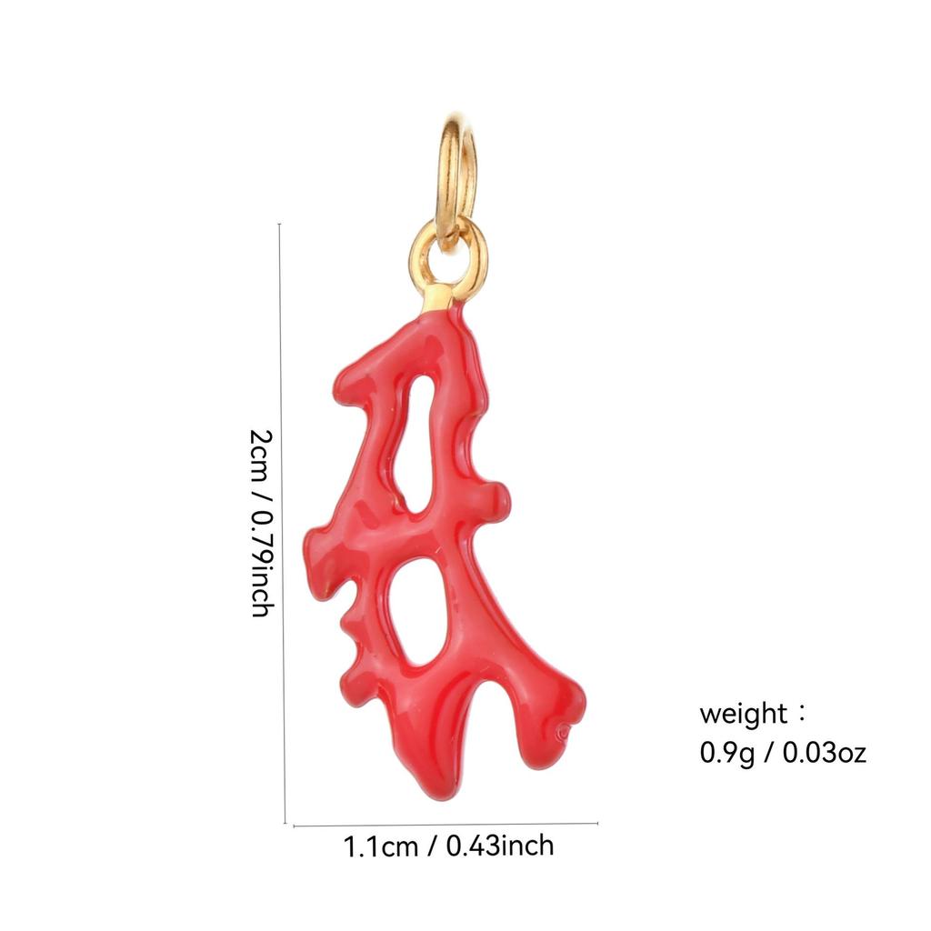 18K Gold Plated Stainless Steel Beach Pendant Charm for DIY Necklace & Bracelet Jewelry