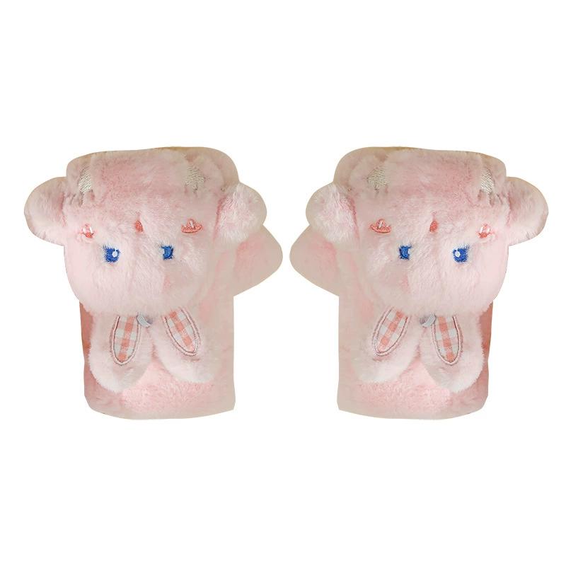 

LCsanyp Women s Thick Half-Finger Flip Gloves One Size