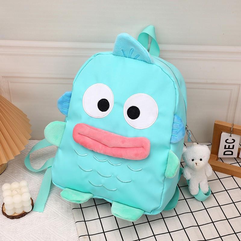Cute Anime Versatile Clown Fish Ugly Cute Backpack Middle School School Bag Personality Funny College Student Backpack
