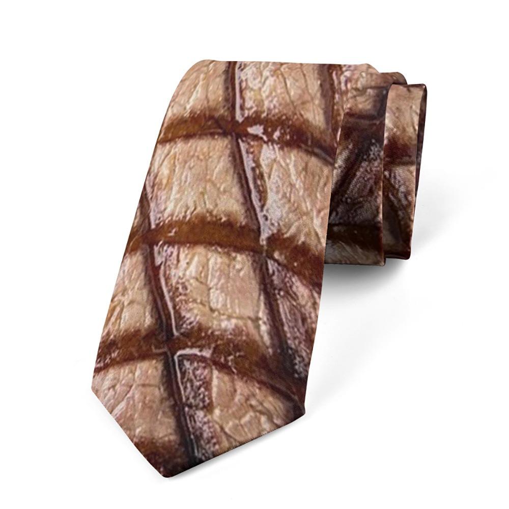 Printed Men Necktie 8CM Cravat Fashion Meat Tie Party 2
