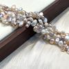 1String, Multicolor Natural Freshwater Pearls, Handmade Baroque Pearl Beads for Jewelry Making DIY Crafts (Beads 5-6mm, Length 36cm)