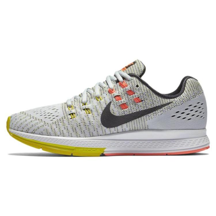 Nike Zoom Structure 19 Fabric Cushioning Slip Resistant Abrasion Resistant Low top Running Shoes Women s 806584-007 38.5