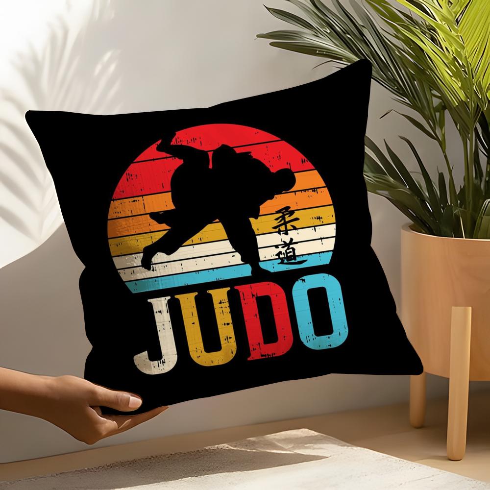 Sports Judo Martial Arts Pillow Case Home Living Room Decoration Linen Pillow Cases Cushion Cover