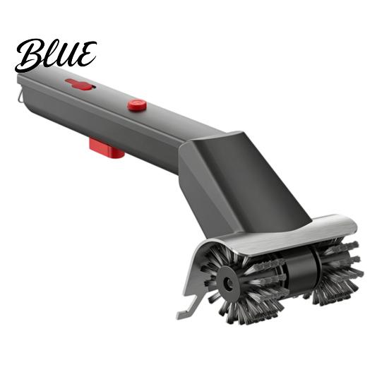 Battery Powered Grill Scrubber Electric Brush with Dual Rotating Heads And Built-in LED Light Cordless BBQ Outdoor Cleaning Tool Cleaner Water