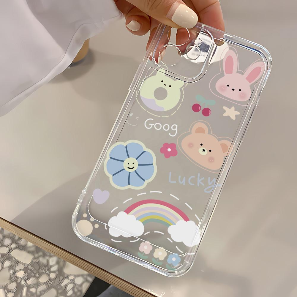 Phone Case for iPhone 11 12 13 14 15 16 17 Pro Max Case Samsung A36 A56 A06 A05 A15 A55 Case Xiaomi 11 12 Redmi 12C Note 11 12 13 9 10 C65 Cute