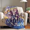 Anime Secrets of the Silent Witch Blanket Soft and Skin Friendly For Couch Bed Napping Bedspread All Seasons Comforter