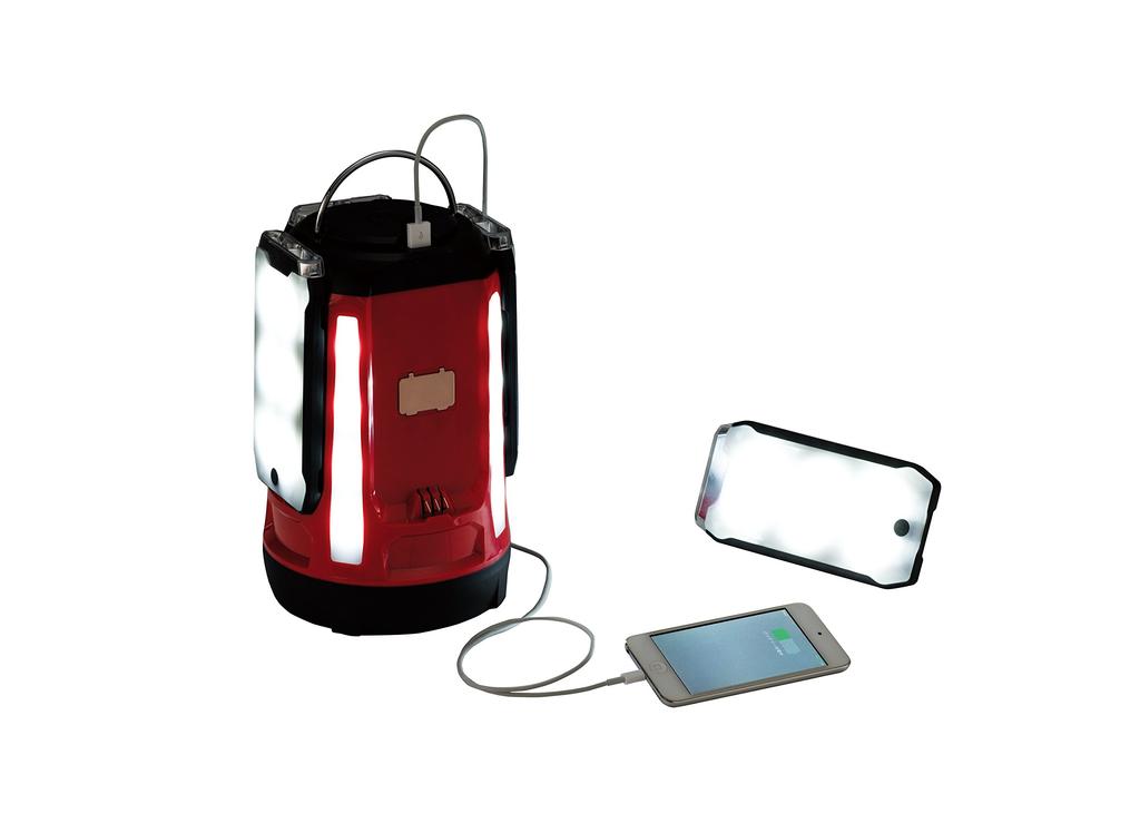 Coleman Multi-Panel Lantern with LED and USB Port