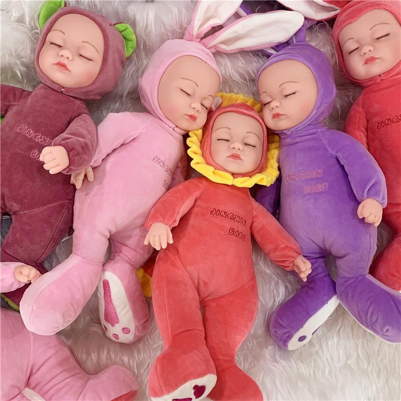 Adorable Newborn Baby Emulated Lifelike Sleeping Soothing Girls Toys