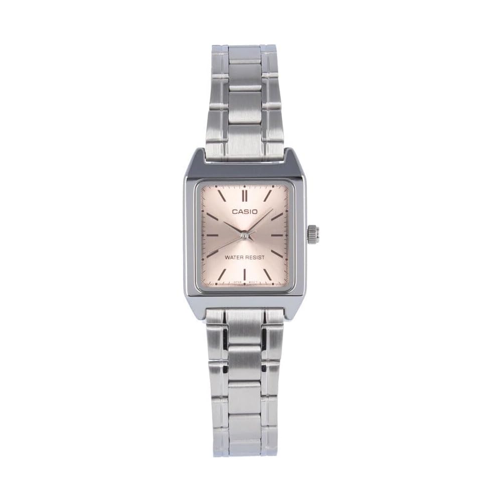 

Casio Casio Standard Women s Analog Dress Watch Stainless Steel Silver Pink Gold LTP-V007D-4E