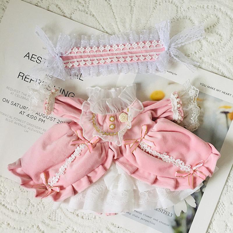 Medium 30cm Handmade Doll Clothes for Jointed Bear - S Size Belle Lulu Outfit Gift for Girls