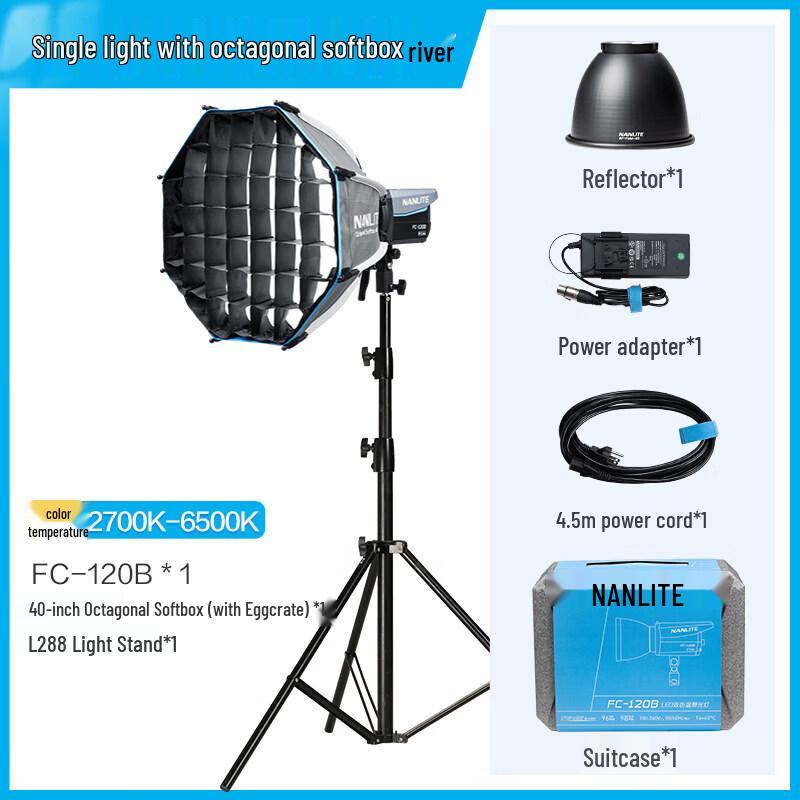 NANLITE FC-120B Bi-Color LED Video Light Kit