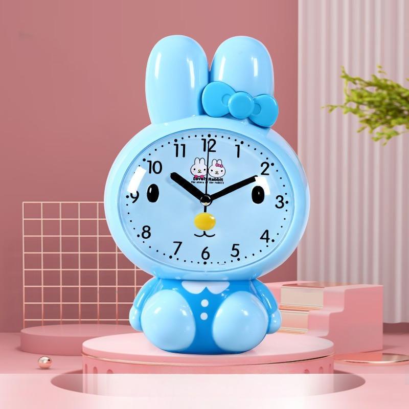 Cute Girls' Special Alarm Clock for Children and Students for Boys' Bedroom Desktop Large Clock Silent