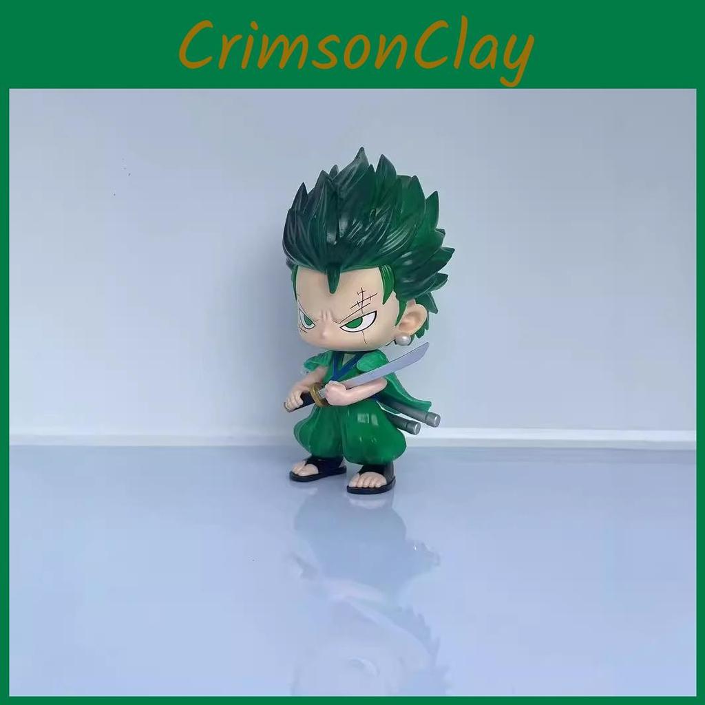Piece One Atemberaubende Zoro Q Version Figur 15cm PVC Entzückendes Sammlerstück für Fans