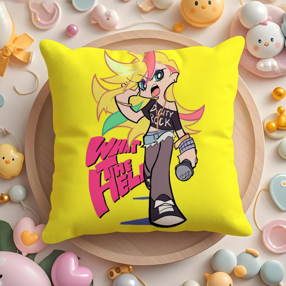 P-Panty & Stocking with Garterbelt Kissenbezug Kurzer Plüsch Doppelseitiger Druck Zuhause Maschinenwaschbar im Winter Kissenbezug