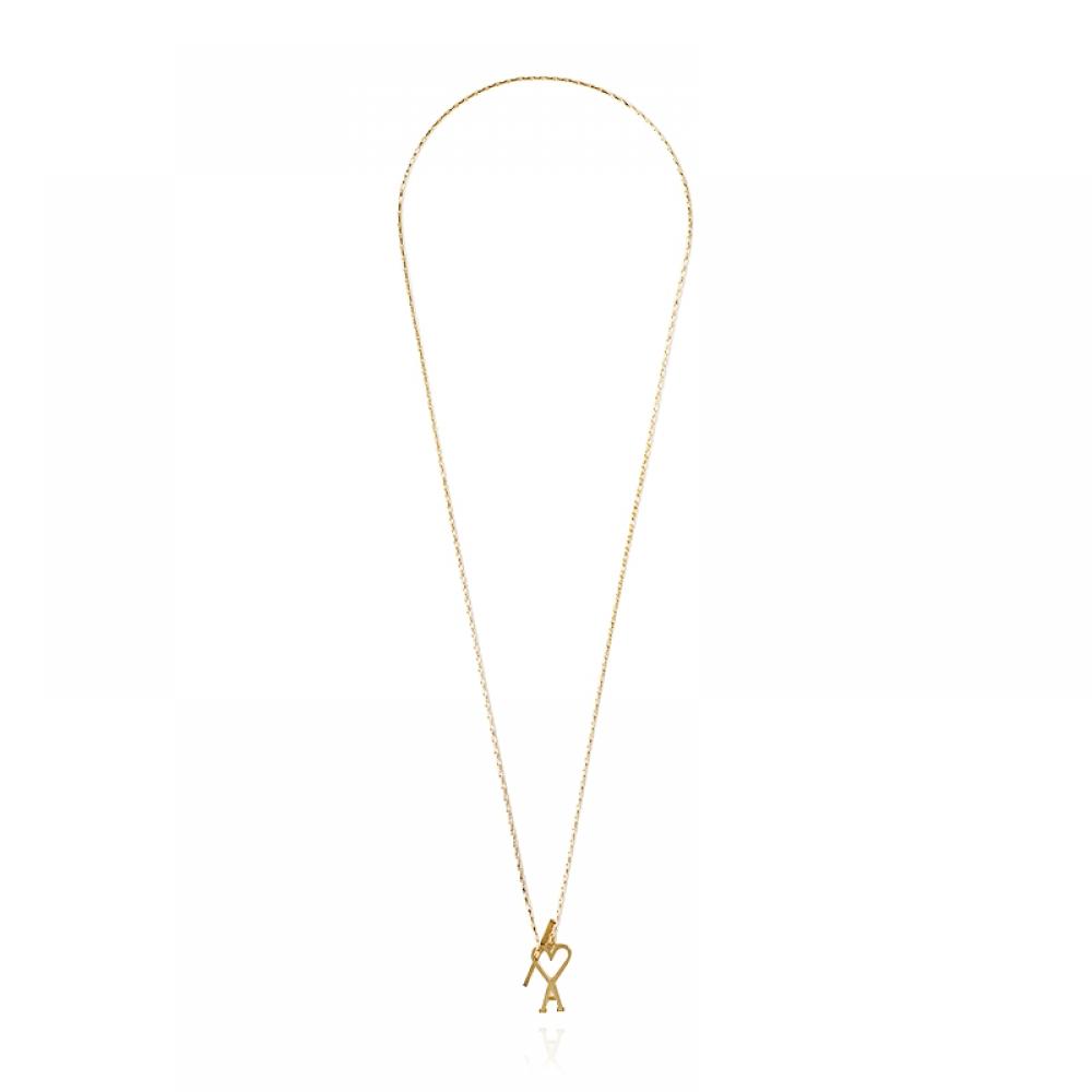 Ami Ujw916 361 902 Ami De Coeur Heart Logo Chain Necklace