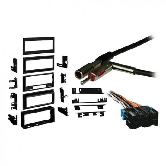 Fits Chevy S-10 Pickup 89-93 Single DIN Stereo Harness Radio tall Dash Kit