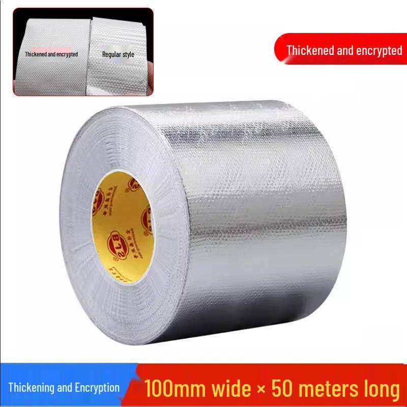 Nastro adesivo in foglio di alluminio impermeabile resistente alle alte temperature per isolamento condotti e protezione solare