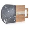 Deska Do Krojenia Z Uchwytem Czarny Marmur 38X18 Cm