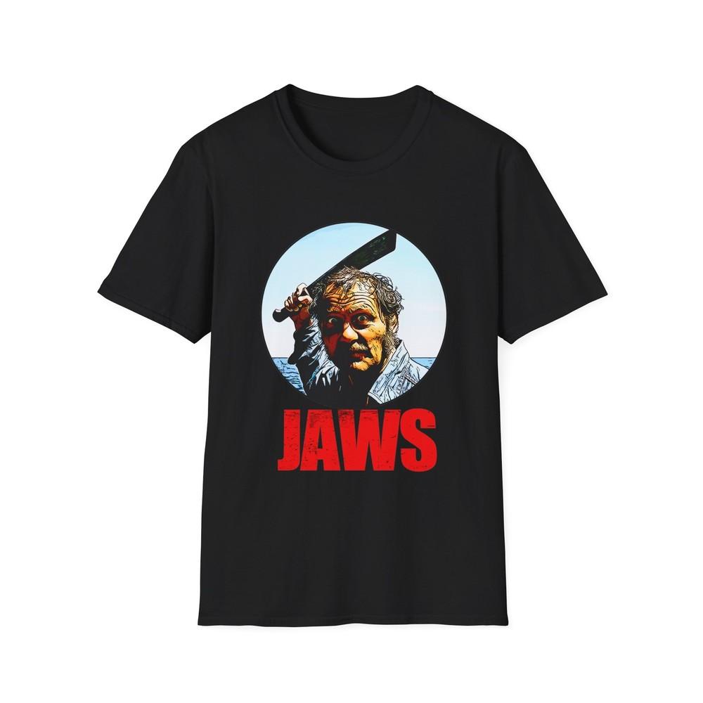 

Jaws Quint T-Shirt - Iconic Shark Hunter Fan Apparel L