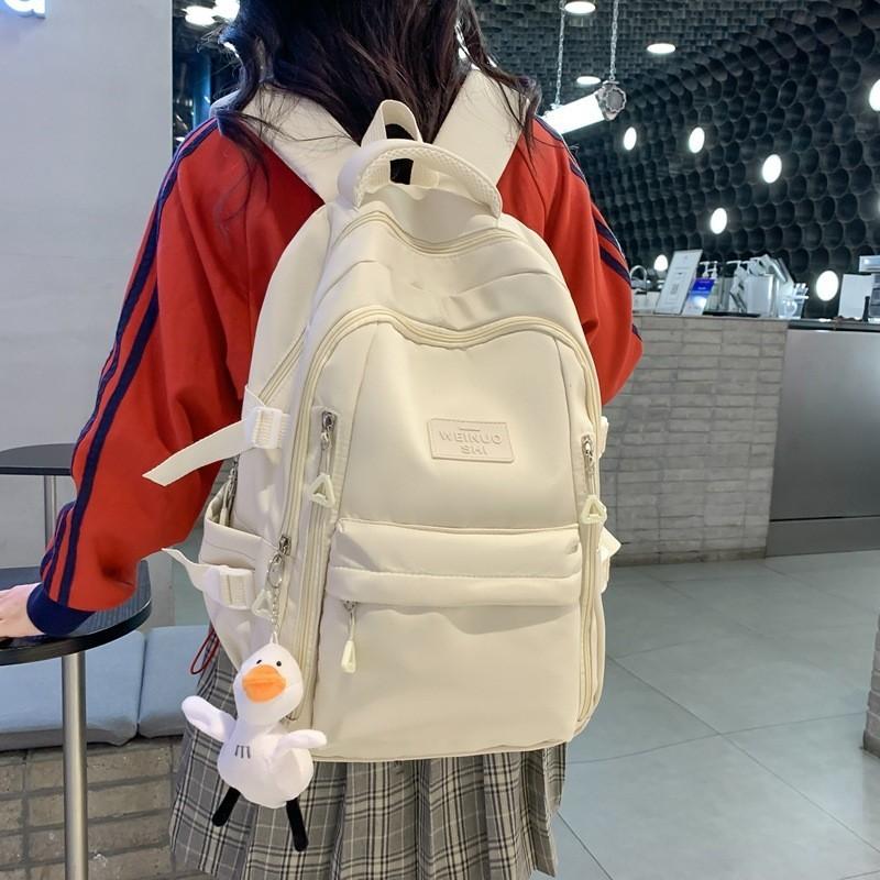 Cute And Durable Nylon School Backpack For Girls 5th-6th Grade With Air Cushion Shoulder Straps