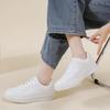 Zapatos planos blancos pequeños para mujer, calzado deportivo a la moda para trabajar y viajar, ligeros, primavera y otoño,
