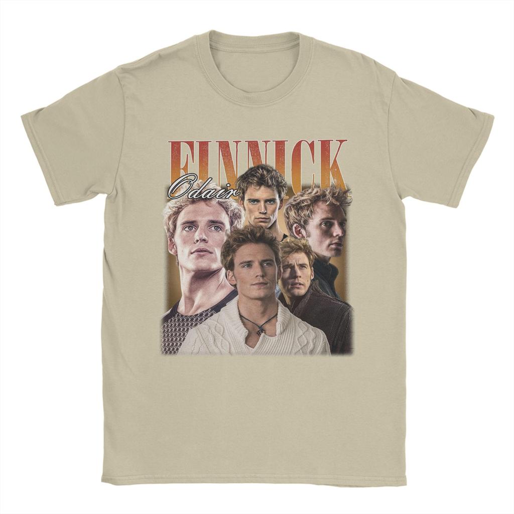 The Hunger Games Finnick Odair T Shirts Men 100 Cotton Amazing TShirts Round Collar Tee Shirt Short Sleeve Tops New Arrival
