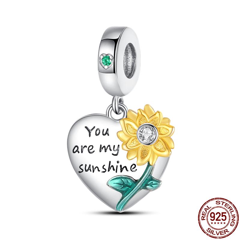 100% Strerling Copper Bee Series Charms Fit Original 3Mm Bracelet Beads Diy Jewelry For Women New In