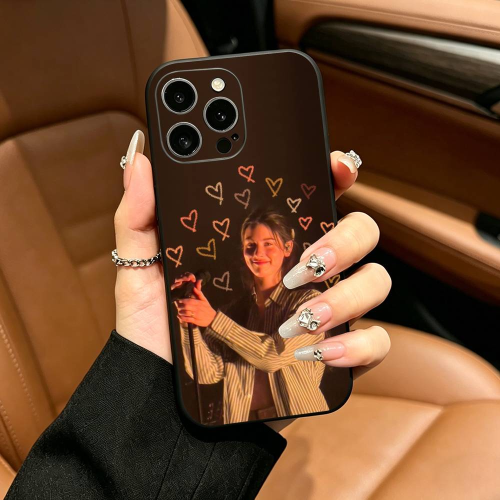 Pop singer-Gracie-A- Abrams Phone Case For iPhone 17,16,15,14,13,12,11 Pro Max,16/15/14Plus,XS Soft Black Cover