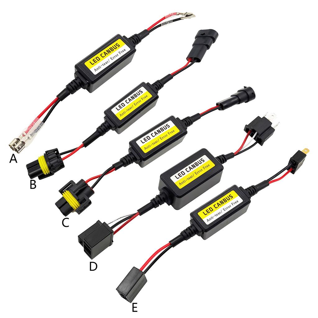 Effective LED Headlight Solution Plastic LED Headlight Decoder Headlight Canbus Decoder for Blinking & Error Alerts