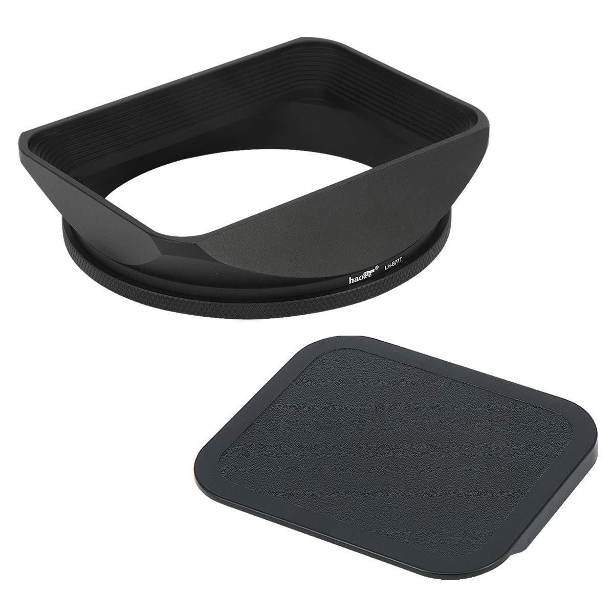 

Haoge 77mm Square Metal Mount Lens Hood Shade with Cap for 77mm Canon Nikon Sony Leica Leitz Carl Zeiss Voigtlander Nikkor Panasonic Fujifilm Olympus