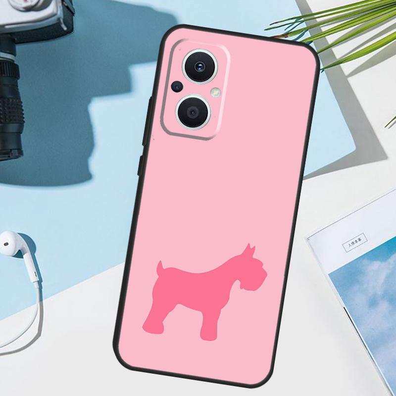 Miniature Schnauzer dog art Cover For OPPO Reno 7 8 Lite 10 12 13 14 Pro 11 F 12F 13F 14F OPPO Find X8 X5 X6 X9 Pro Case
