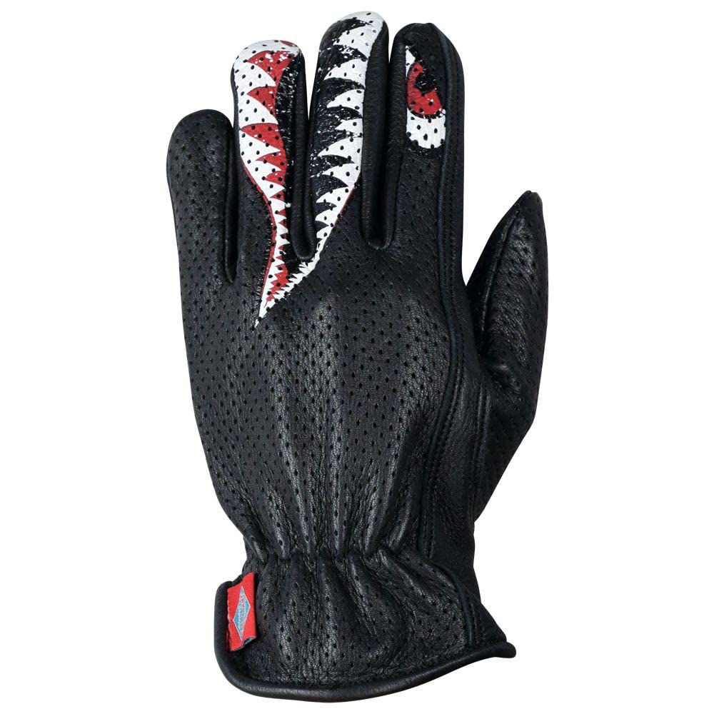 

GOLD ANARCHY Leather Mesh Gloves JAM S JGG-1023 (LL, Black) чёрный