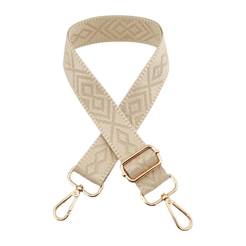 3,8 cm Diamantprydd Enfärgad Bred Axelrem/Axelremsväska för Väskor