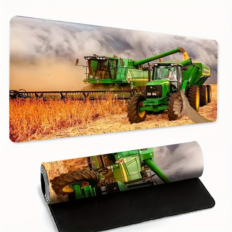 Agricultural Harvester Large Mouse Pa Table Mat Gamer Decoration Setup Office Accessories Desk Mat Playmat Mouse Mat 90x40