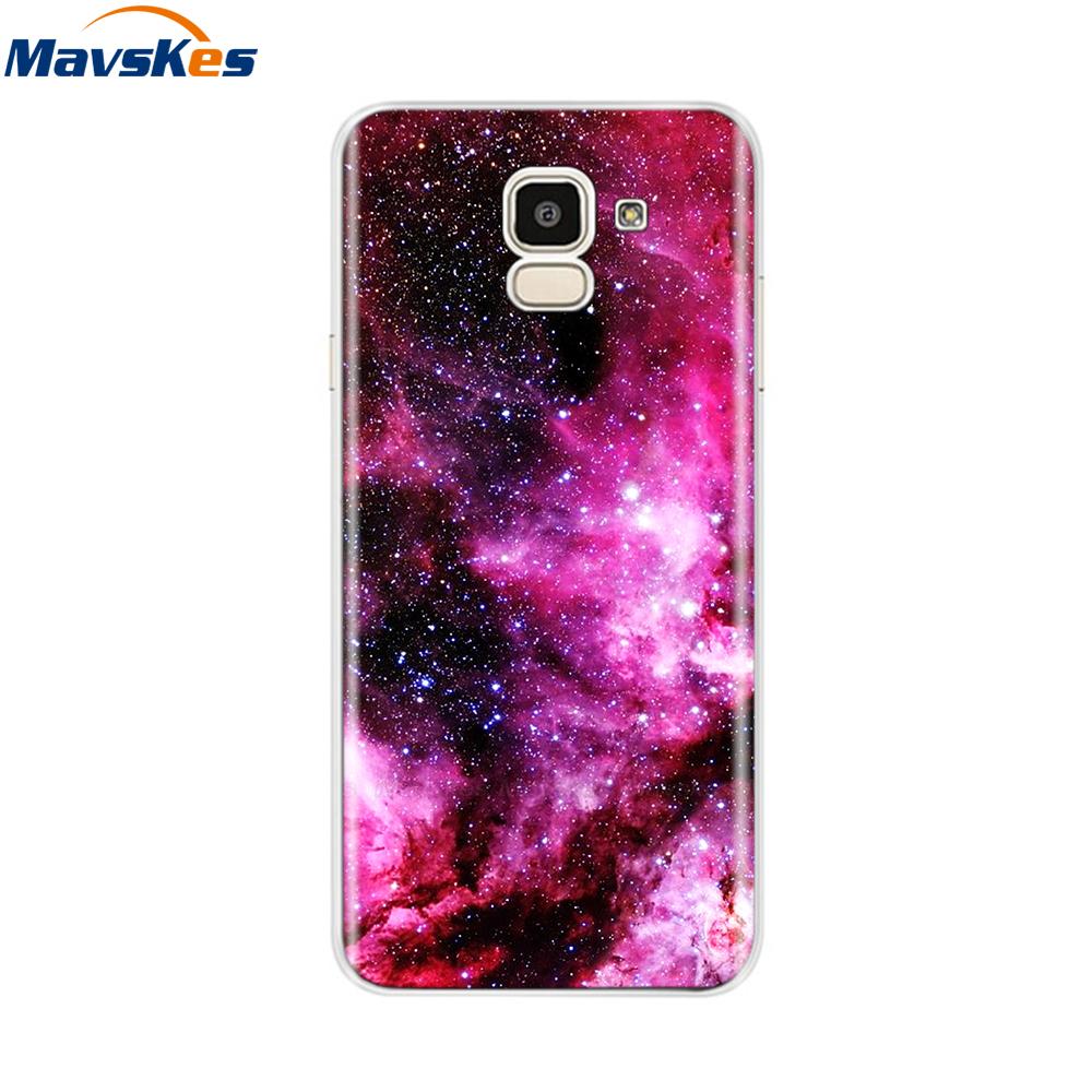 For Samsung Galaxy J6 2018 Case Soft TPU Silicone Back Cover sFor Coque Fundas Samsung J6 2018 J6 Plus 2018 Soft Phone Cases